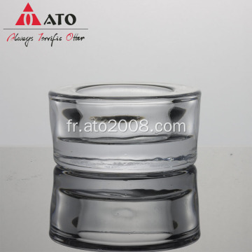 Mini Bandle Holder Round Glass Piliers Bandlers